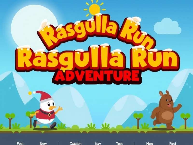 Rasgulla Run Adventure Game Banner